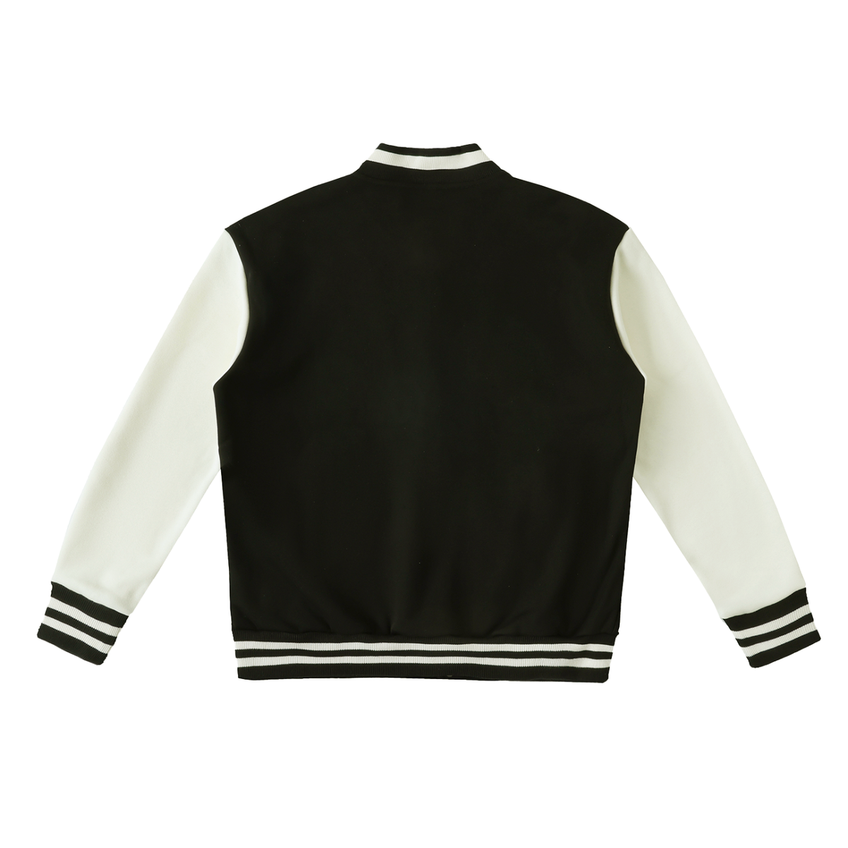 Two-Tone Fleeced Varsity Jacket - Unisex