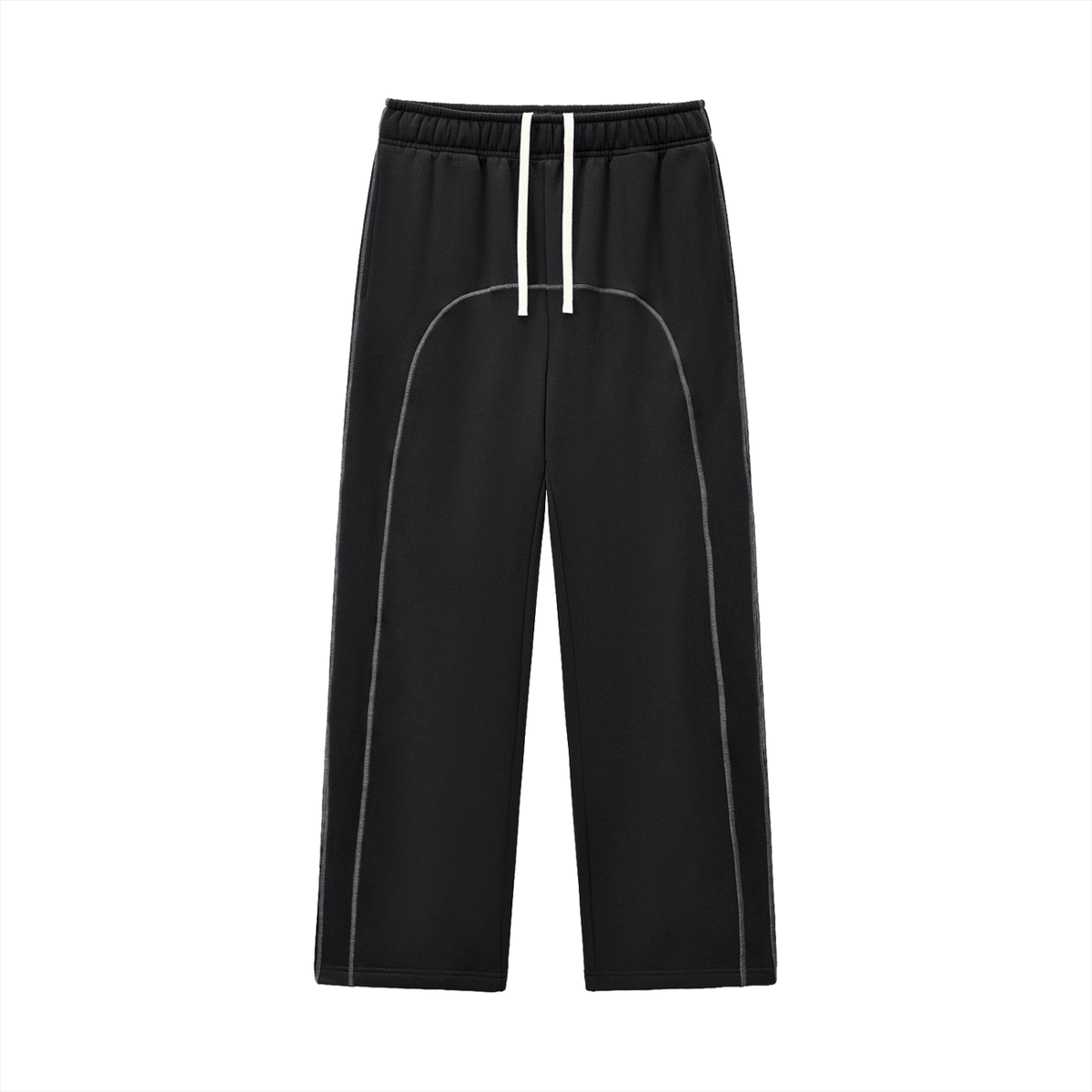 Contrast-Stitched Fleece Sweatpants - Unisex