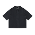 Unisex Vintage Wash Drop Shoulder Lyocell Shirt