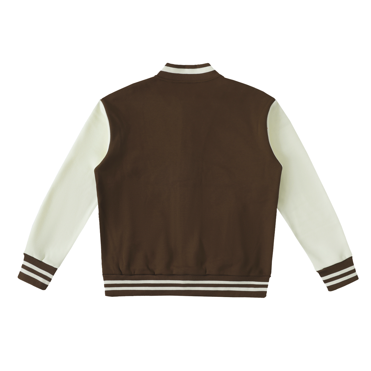 Two-Tone Fleeced Varsity Jacket - Unisex