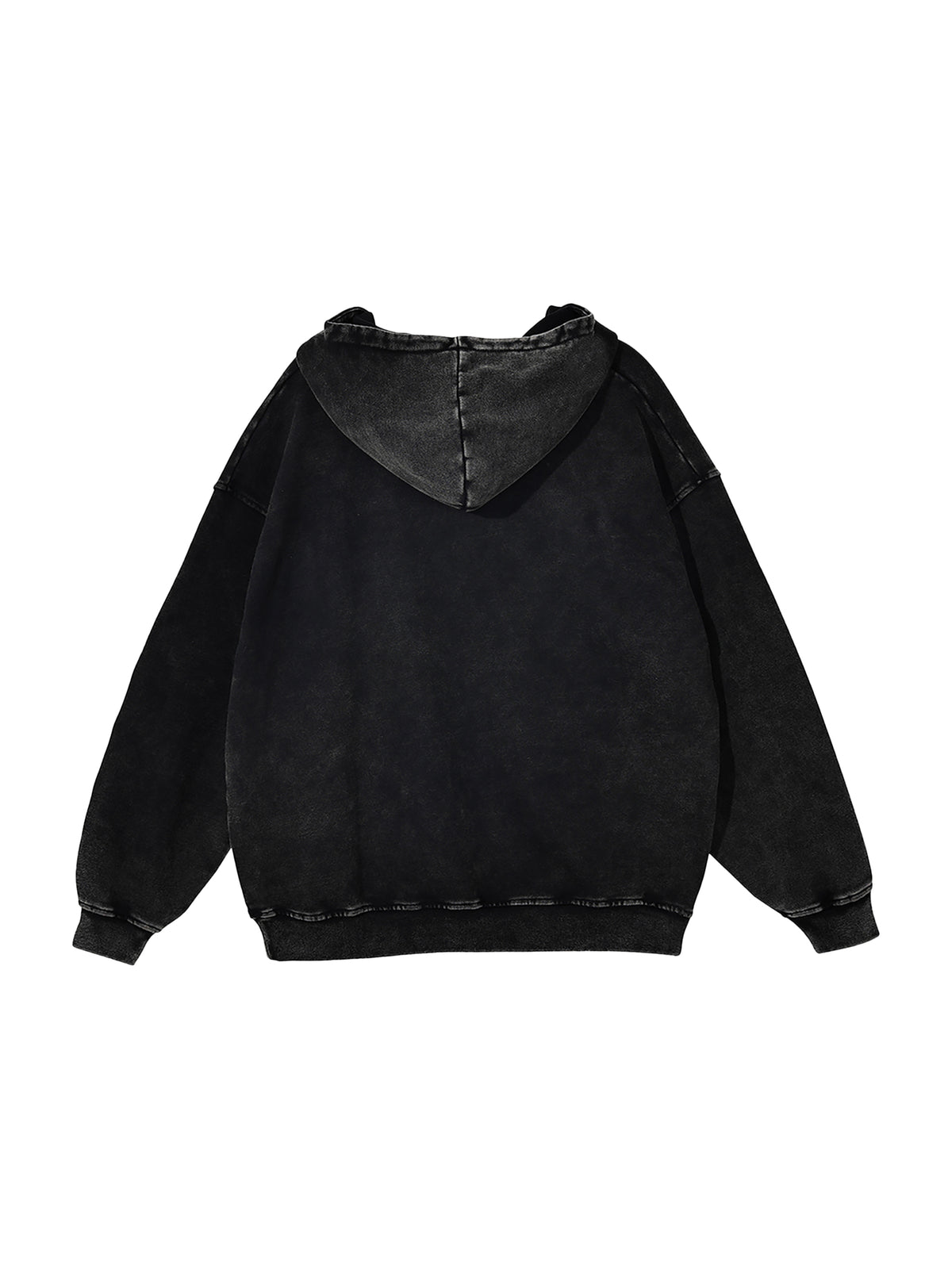 Snow Washed Loose Cotton Hoodie