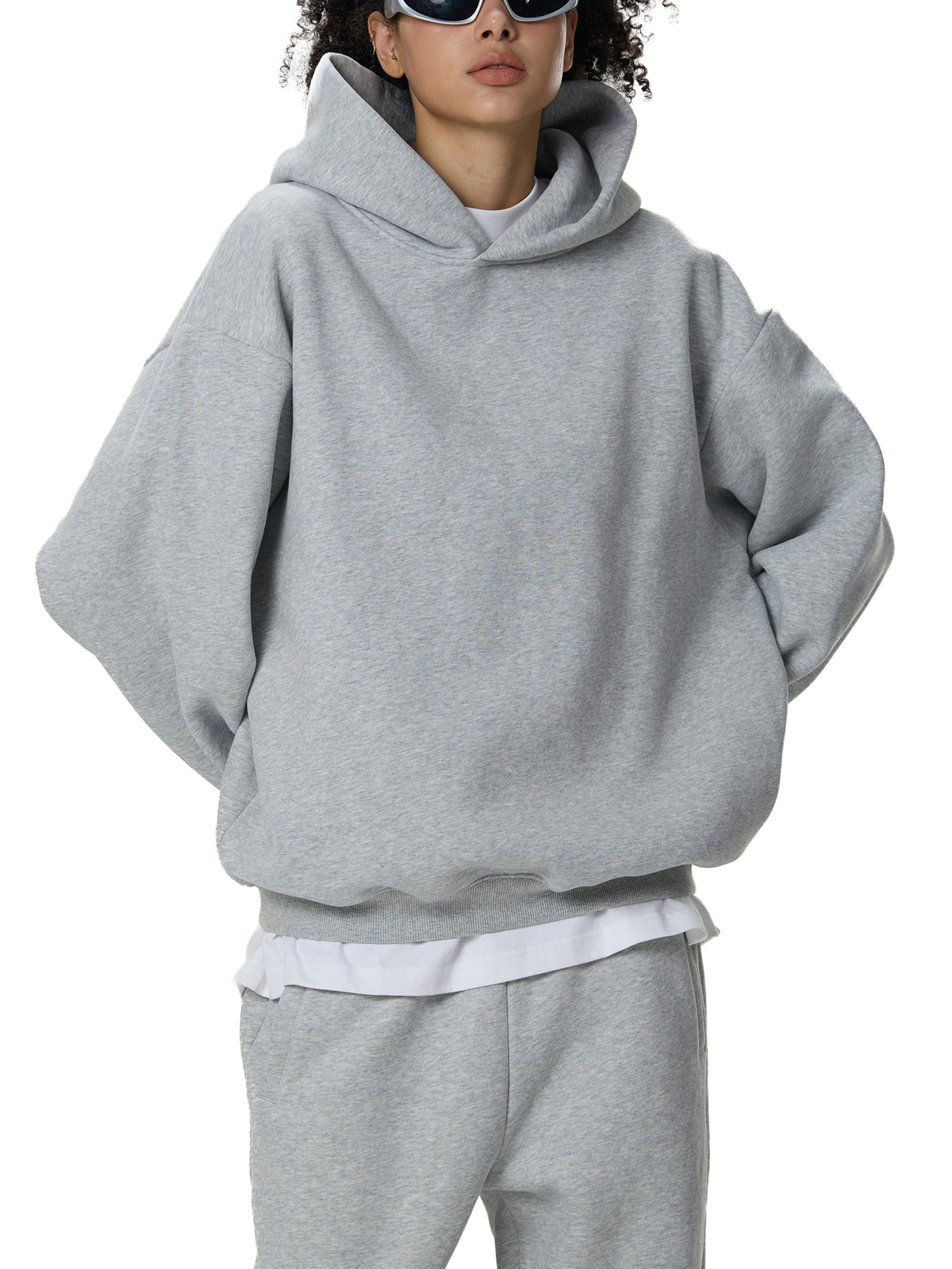 Fleeced Boxy Hoodie