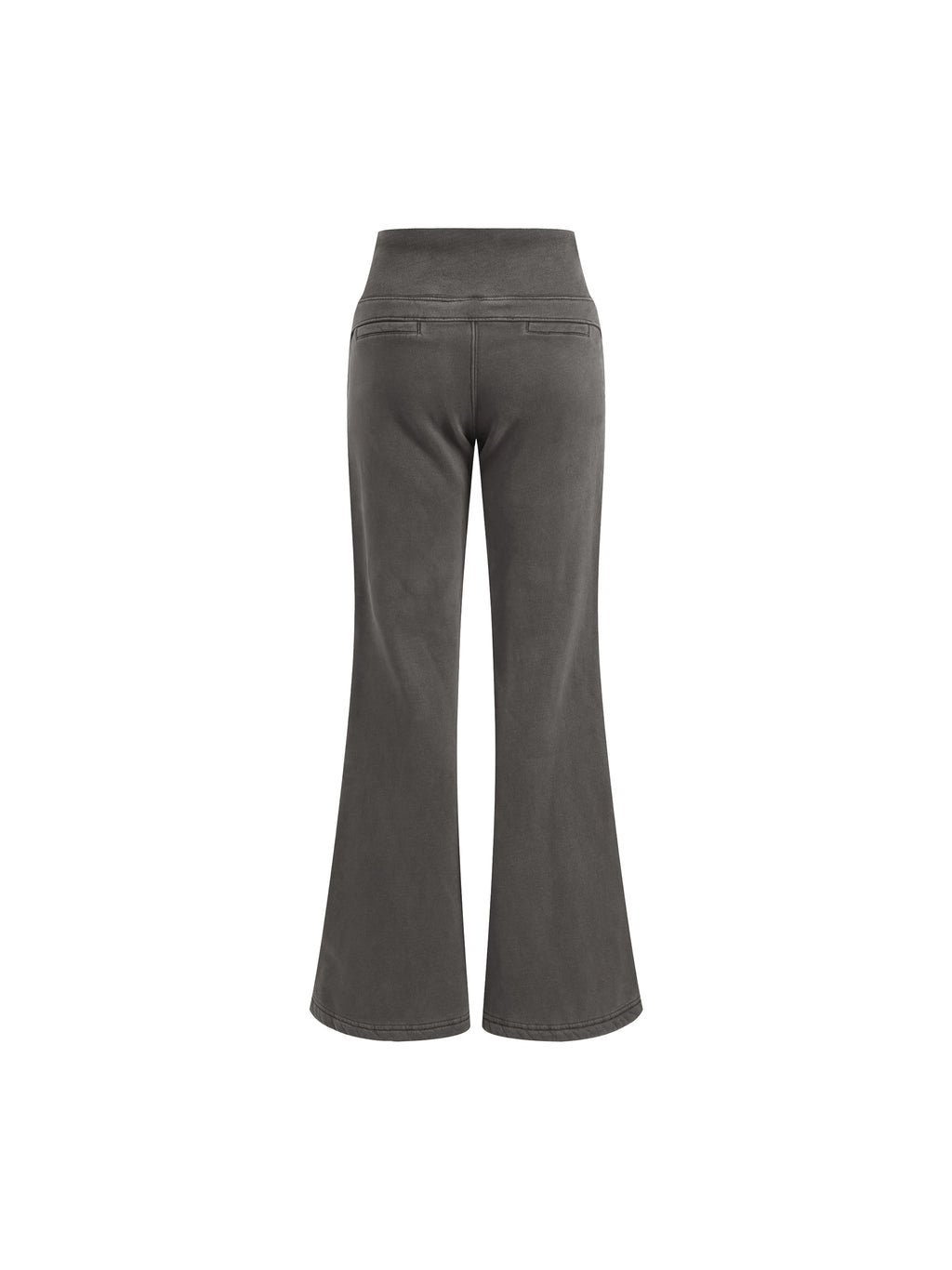 Vintage Washed Flared Fleece Pants