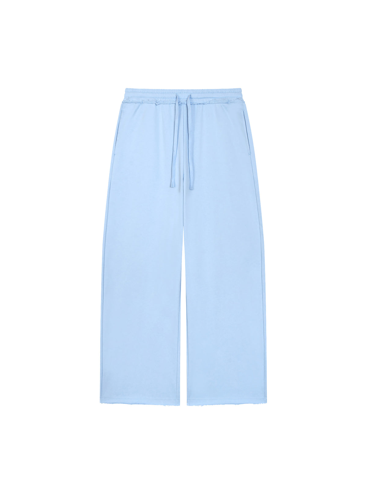 Women’s Wide Leg Raw Edge Sweatpants