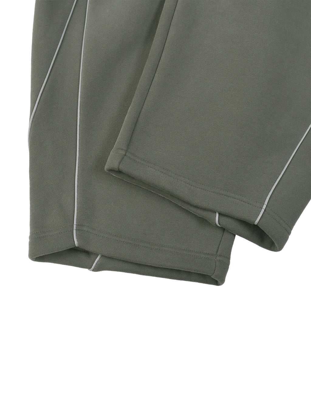 Unisex Piping Fleece Barrel Leg Sweatpants